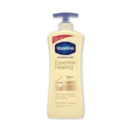 Unilever Vaseline, INTENSIVE CARE ESSENTIAL HEALING BODY LOTION, 20.3 OZ, PUMP BOTTLE, 4PK 07900